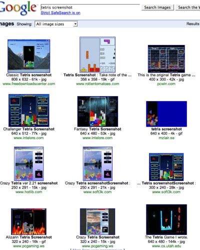 Tetris Ports Screenshot